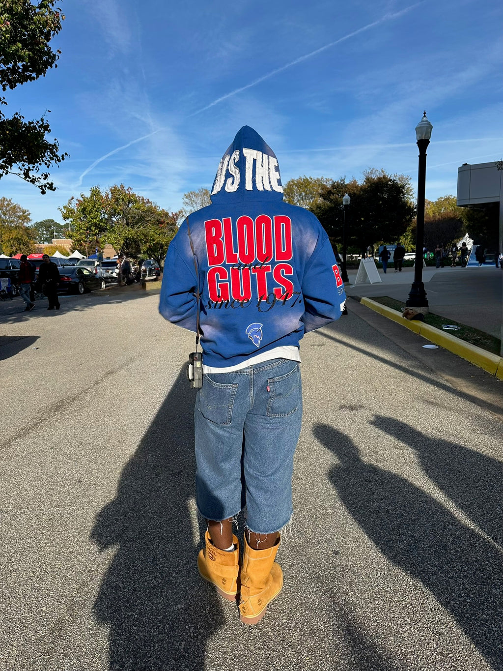 🩸 “BLUE BLOOD & GUTS” HOODIE