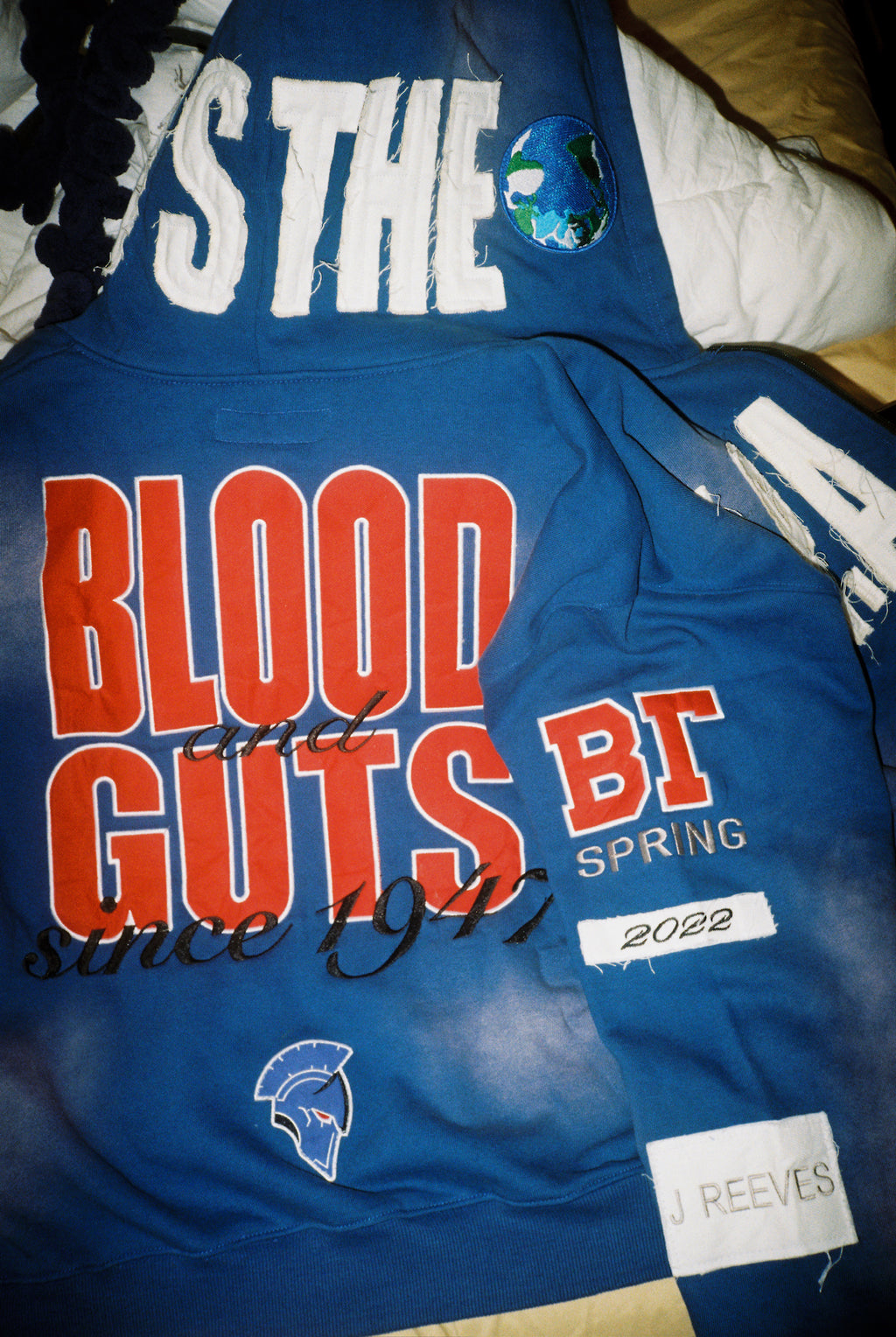 🩸 “BLUE BLOOD & GUTS” HOODIE