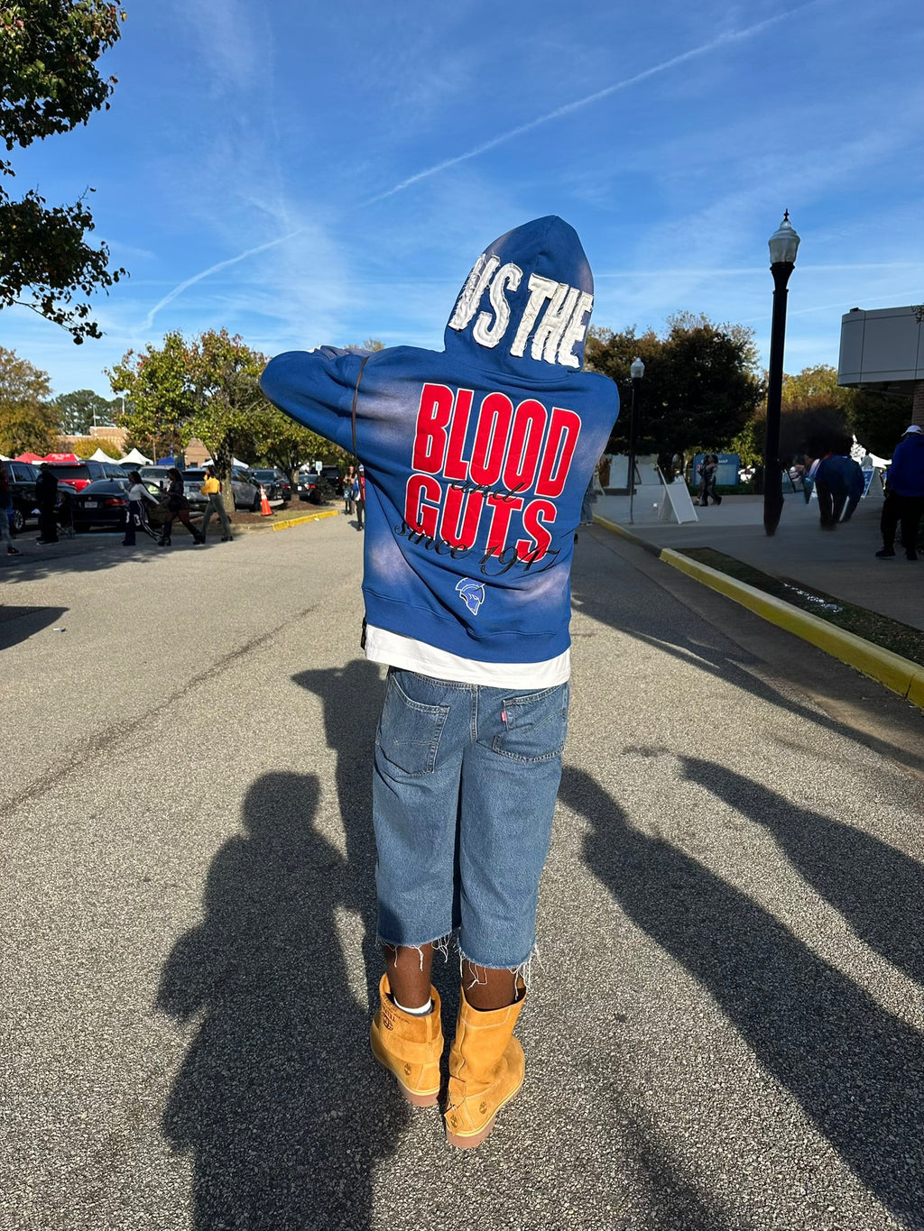 🩸 “BLUE BLOOD & GUTS” HOODIE